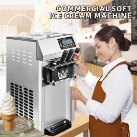 Commercial Ice Cream Machine Pre-cooled Countertop Soft Serve Makers