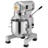VEVOR Commercial Food Mixer, 10L Commercial Stand Mixer with 3 Adjustable Speeds, 550W Dough Mixer with Stainless Steel Bowl and 3 Mixing Attachments