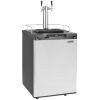 VEVOR Beer Kegerator, Dual Tap Draft Beer Dispenser, Full Size Keg Refrigerator With Shelf, CO2 Tank(No Gas), Drip Tray & Rail