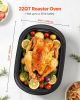 VEVOR Roaster Oven, 22QT Electric Roasting Pan, 150-450 F Adjustable Temp Multifunctional Electric Roaster Oven with Self-Basting Lid