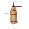 Fruit Wine Press - 100% Nature Apple&Grape&Berries Crusher Manual Juice Maker for Kitchen