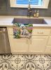 Bichon Frise Spring Path Kitchen Towel Dish Cloths Guest Hand Towel Decorative Bathroom Towel for Face,Tea, Dishcloth, Kitchen and Bath