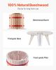 VEVOR 3.2 Gal/12L Fruit Wine Press, Solid Wood Basket with 8 Blocks, Heavy Duty Manual Juice Maker