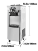 Ice Cream Machine Hoppers Soft Serve Auto Clean
