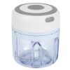 Mini Electric Garlic Chopper 8.45OZ Cordless Garlic Mincer Food Chopper