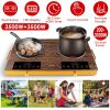 7000W Electric Double Ceramic Stove/ 3500W Electric Single Ceramic Stove Options 3 Colors Available