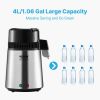 VEVOR Water Distiller, 4L 1.05 Gallon Pure Water Purifier Filter For Home Countertop, 750W Distilled Water Maker