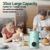 Nut Milk Maker Machine - 8 in 1 Soy Milk Maker Machine 35oz with Self-Cleaning, 18H Delay Start & 4H Keep Warm