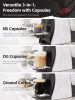 PSH17  4-in-1 Capsule Coffee Maker with 1400W Power, 20Bar Pressure, 100L Water Tank (50ml-120ml), Cold/Hot Coffee Extraction, Smart Touch Control